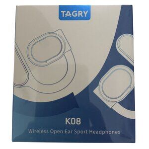 Open Ear Headphones Wireless Earbuds 80Hrs IPX7 Waterproof 5.3 Bluetooth Tagry